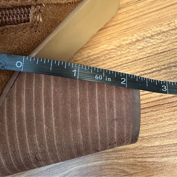 Steve Madden Ohio Fringe Suede Booties in Chestnut Brown, Size 10 - Picture 15 of 15